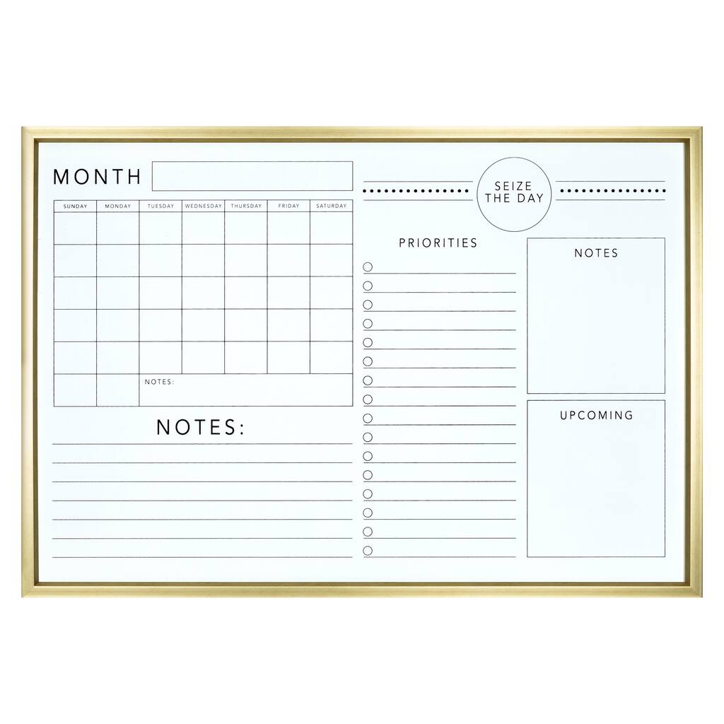 Find The Big Gold Calendar Memo Board By Ashland At Michaels Img